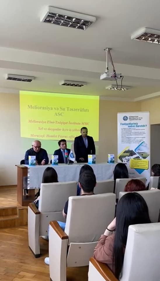 Azerbaycan Memarliq ve Insaat Universiteti ile Azerbaycan &ldquo;Meliorasiya ve Su Teserrufati&rdquo; ASC arasinda 2022-2023-cu iller uzre emekdasliga dair tedbirler planina esasen &ldquo;ST ve MKS&rdquo; fakultesinde novbeti seminar kecirilmisdir